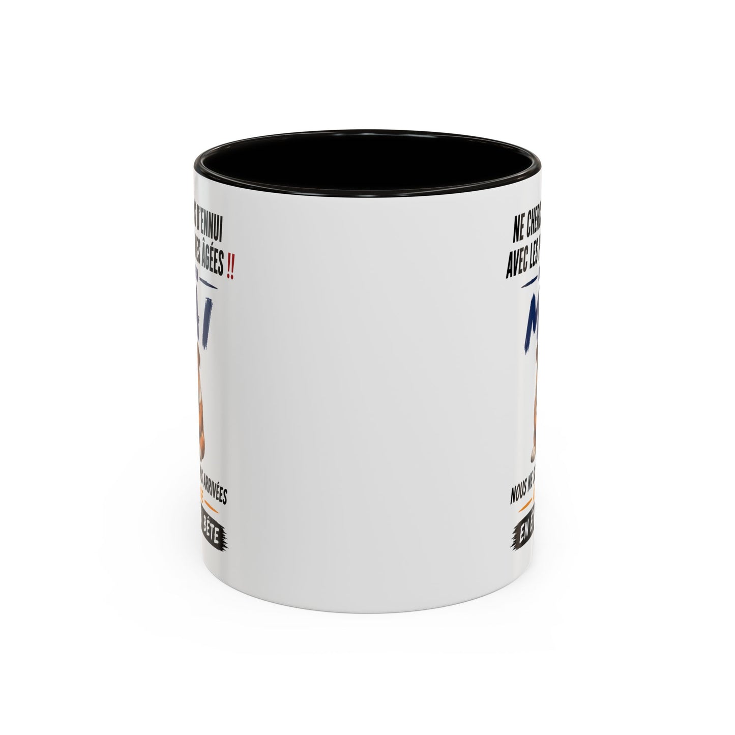 Tasse Humour Personnes Nées en Mai – Mug Bulldog Drôle Senior Retraité – Cadeau Anniversaire Homme Femme 325ml