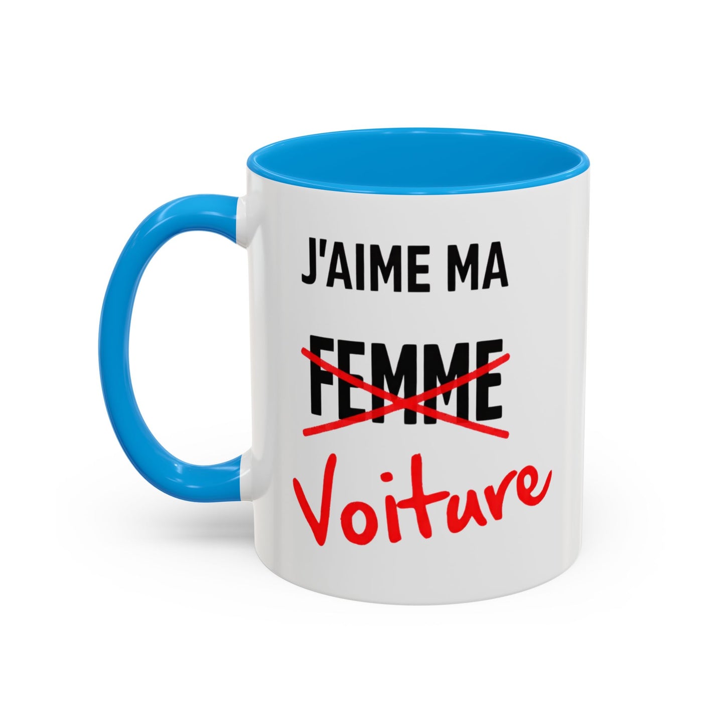 Tasse J’aime ma Voiture 325ml – Mug Céramique Humour Auto Passion Automobile Cadeau Original