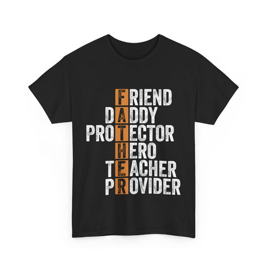Tee shirt Homme Father  daddy protector hero teacher idée cadeau papa