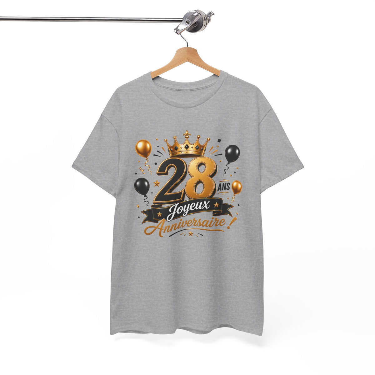 Tee Shirt Anniversaire 28 Ans Homme et Femme Joyeux Anniversaire Cadeau 28 Ans Idée Cadeau Adulte