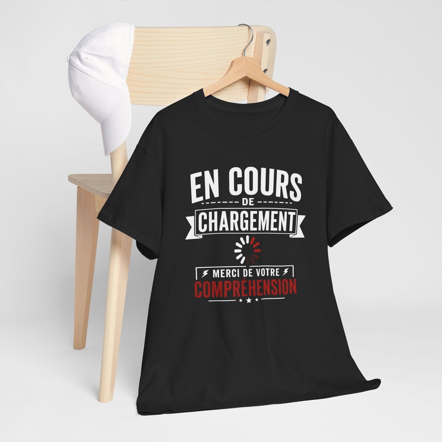 T-Shirt Humour En Cours de Chargement – Tee Shirt Drôle Bug Patience Geek Informatique Adulte Idée Cadeau