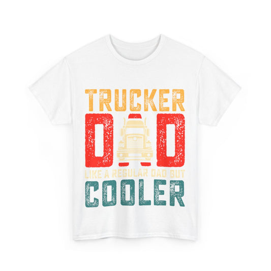 Tee shirt Unisex Trucker Dad papa camion idée cadeau Homme/Femme
