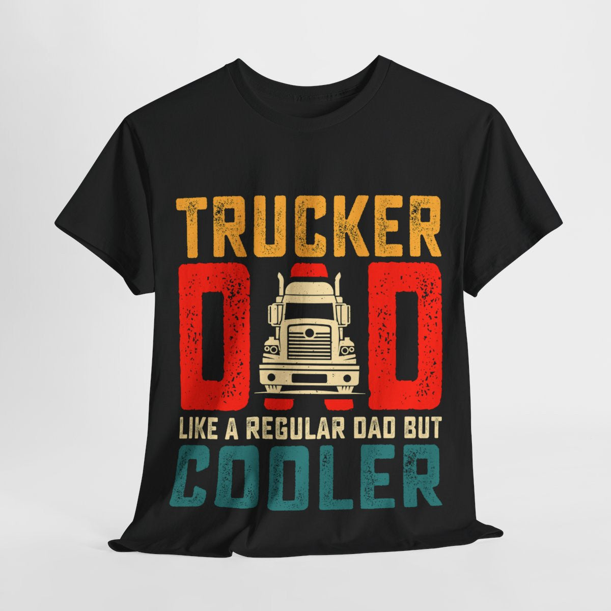 Tee shirt Unisex Trucker Dad papa camion idée cadeau Homme/Femme