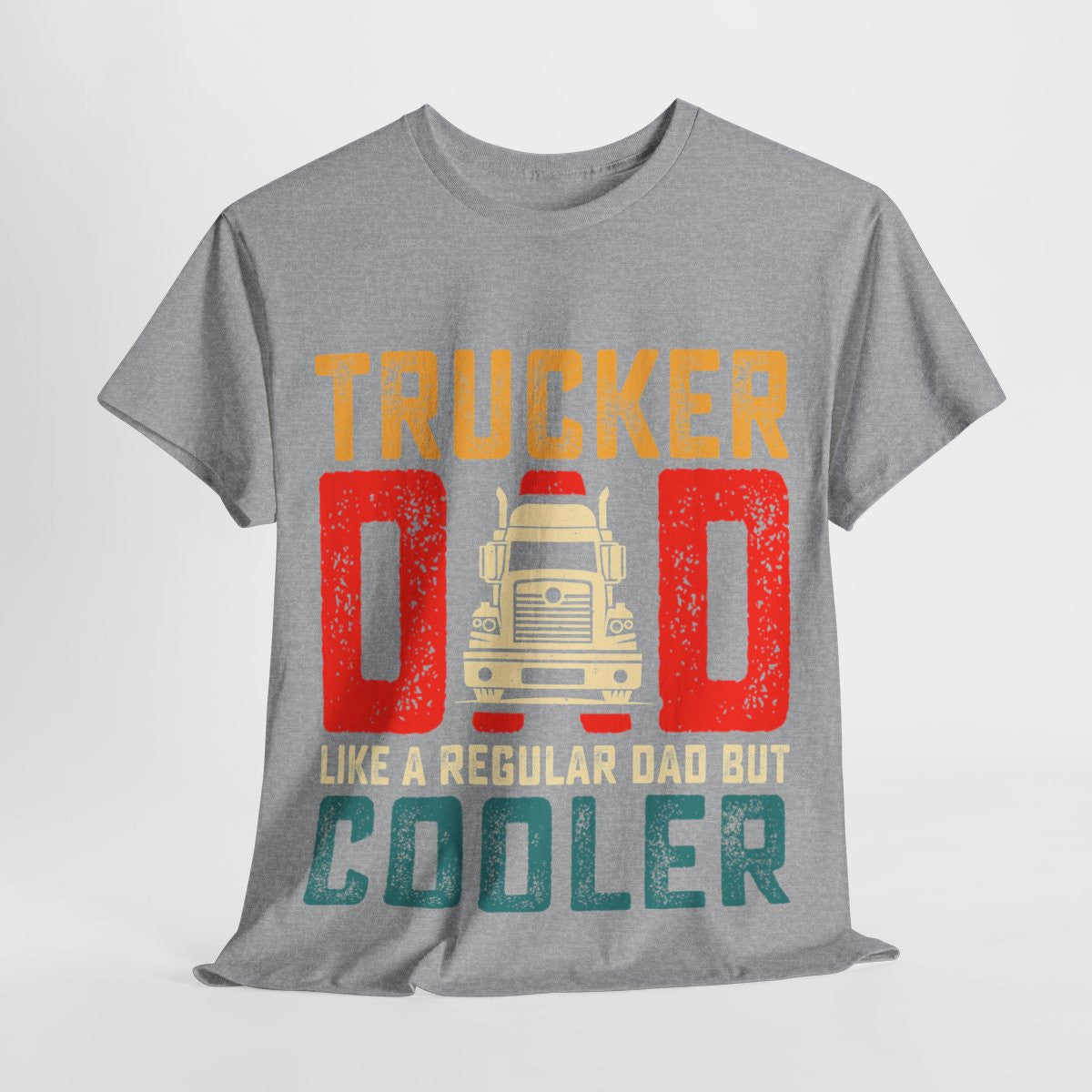 Tee shirt Unisex Trucker Dad papa camion idée cadeau Homme/Femme