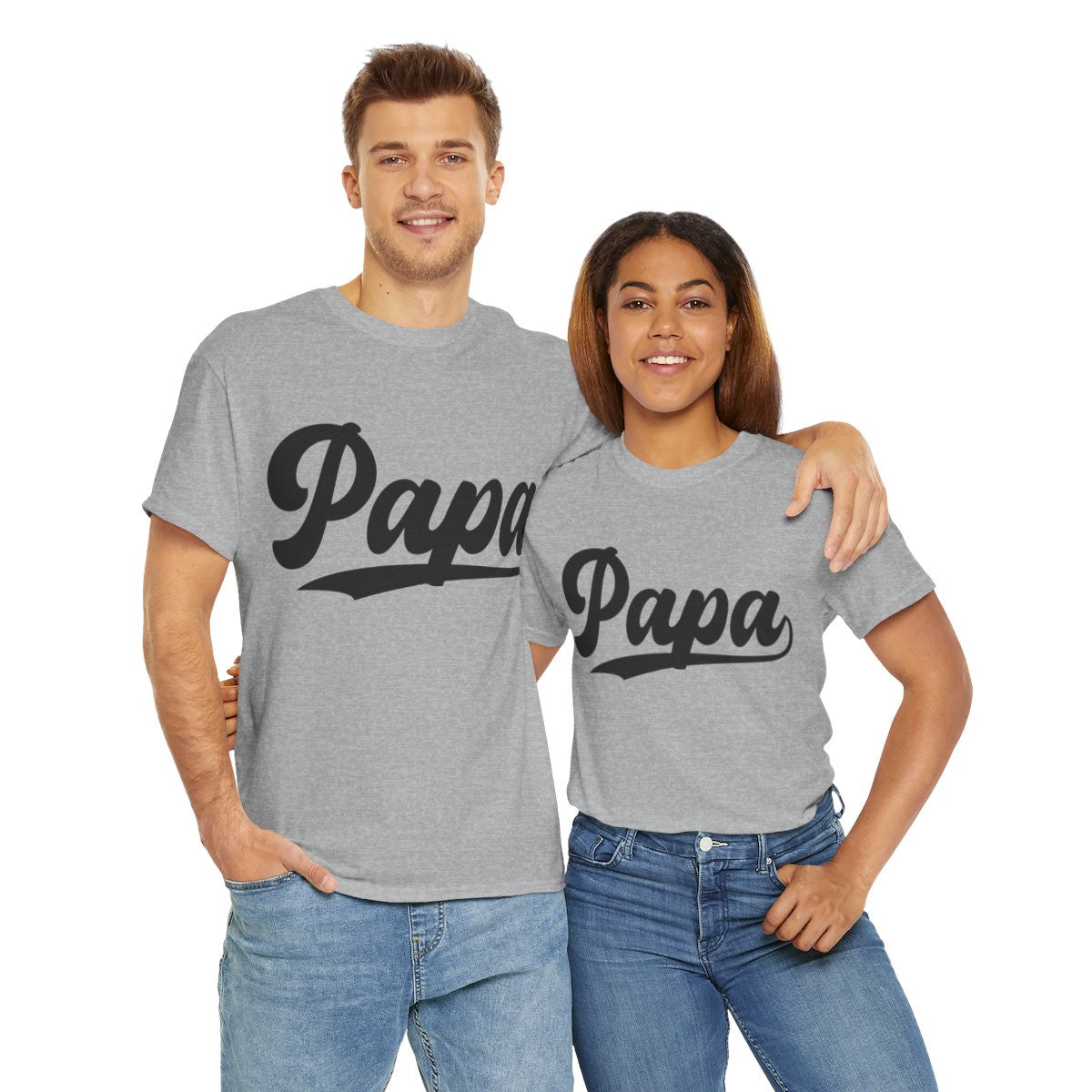 Tee shirt Homme Papa idée cadeau fête des pères