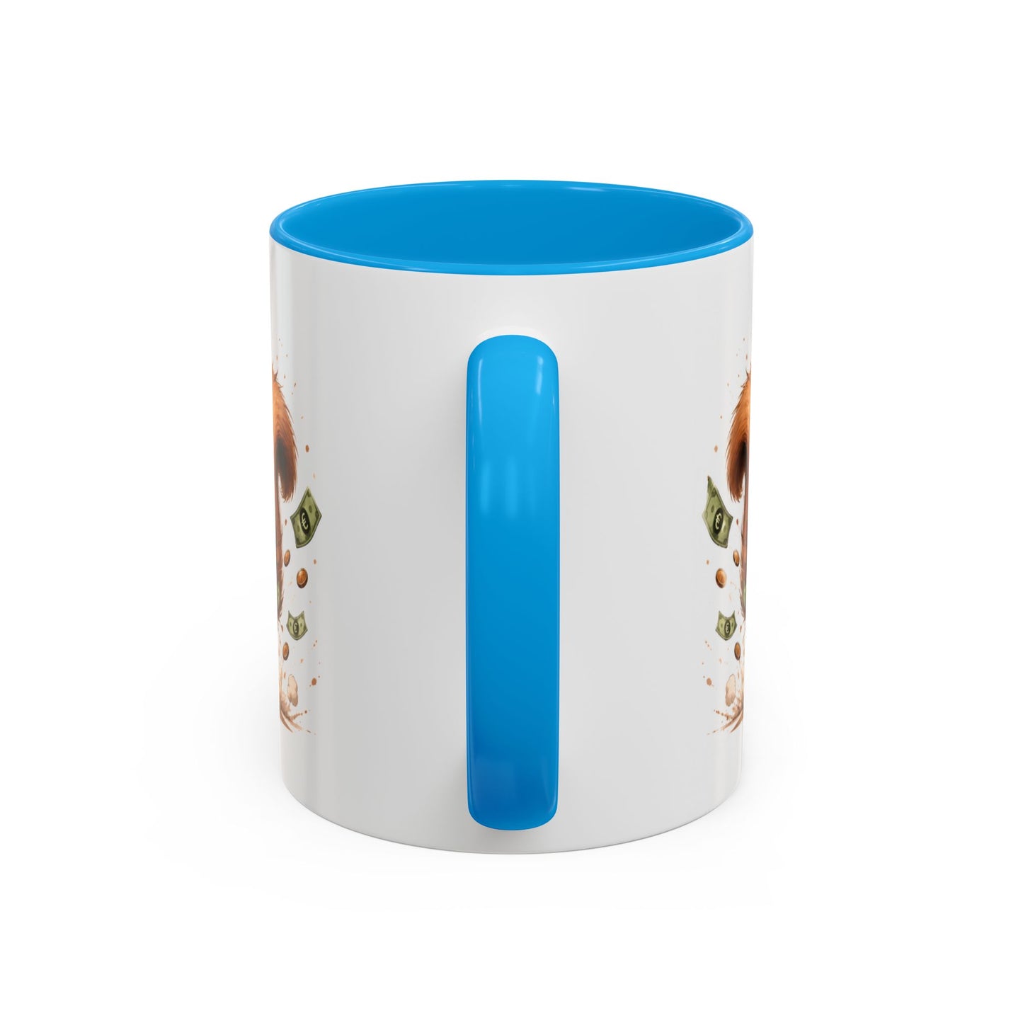 Tasse L’Argent Part Vite Mais Je Le Dépense Encore Plus Vite – Mug Humour Écureuil 325ml