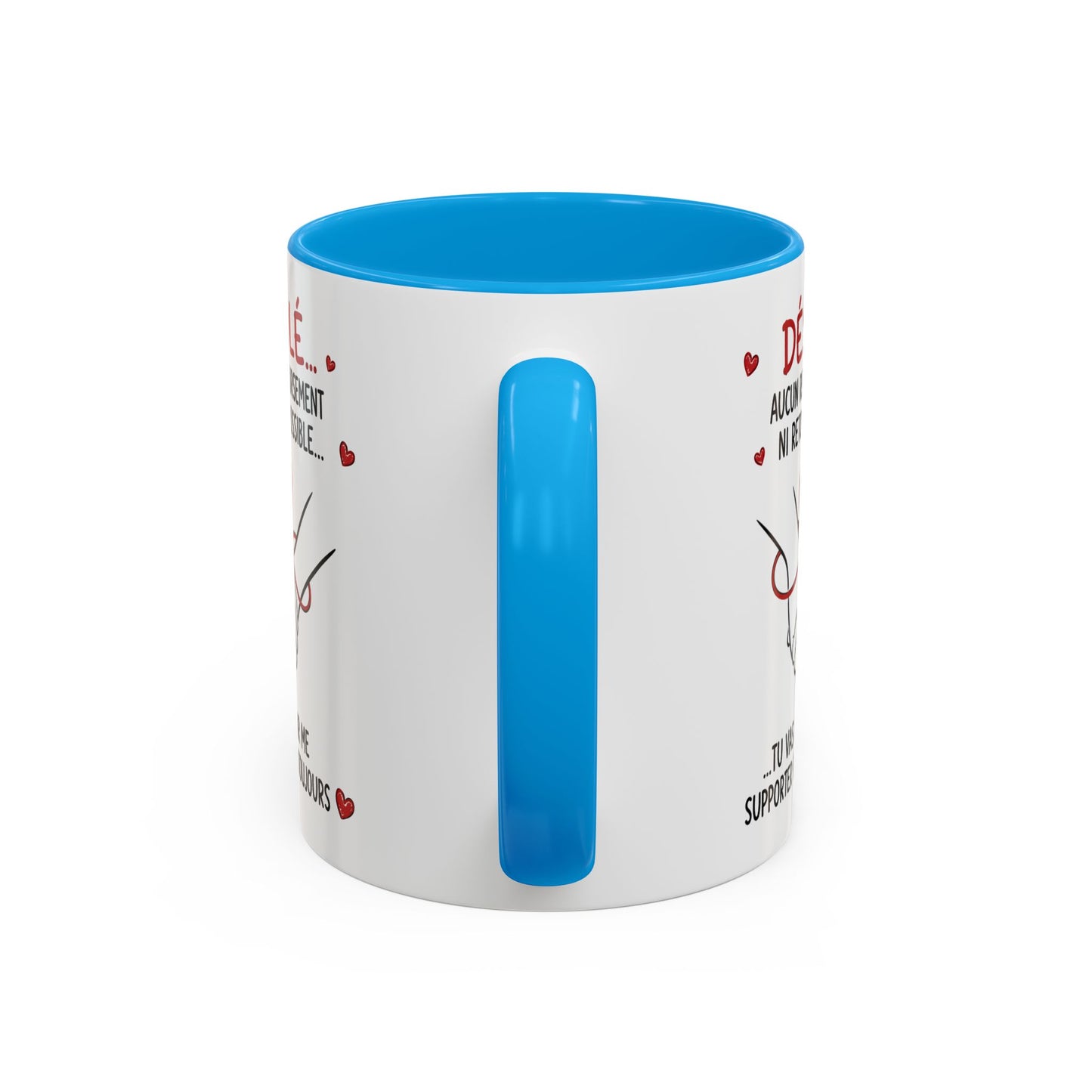 Tasse Désolé Aucun Remboursement Ni Retour Possible – Mug Couple Humour Amour – Cadeau Homme Femme Saint-Valentin 325ml