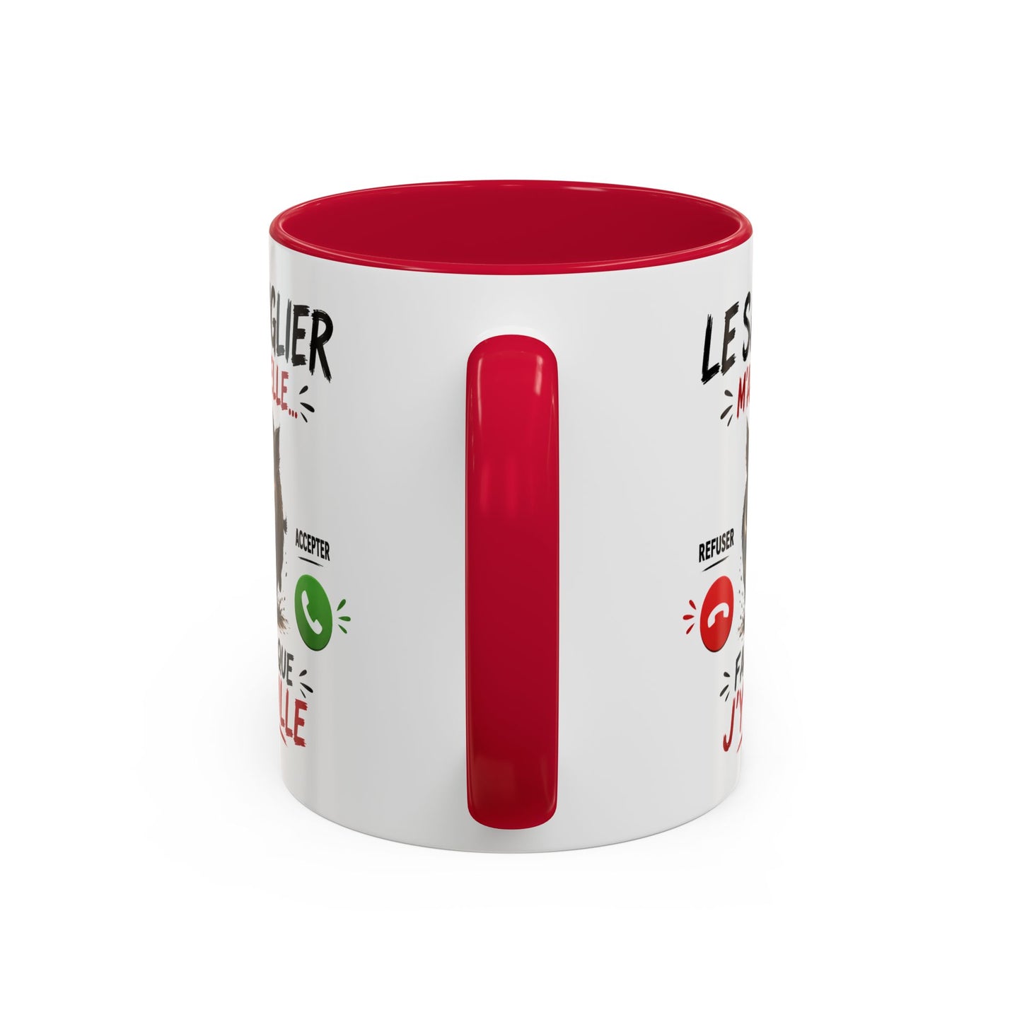 Tasse Le Sanglier M’Appelle Faut Que J’Y Aille – Mug Humour Chasse Sanglier – Cadeau Homme Femme 325ml