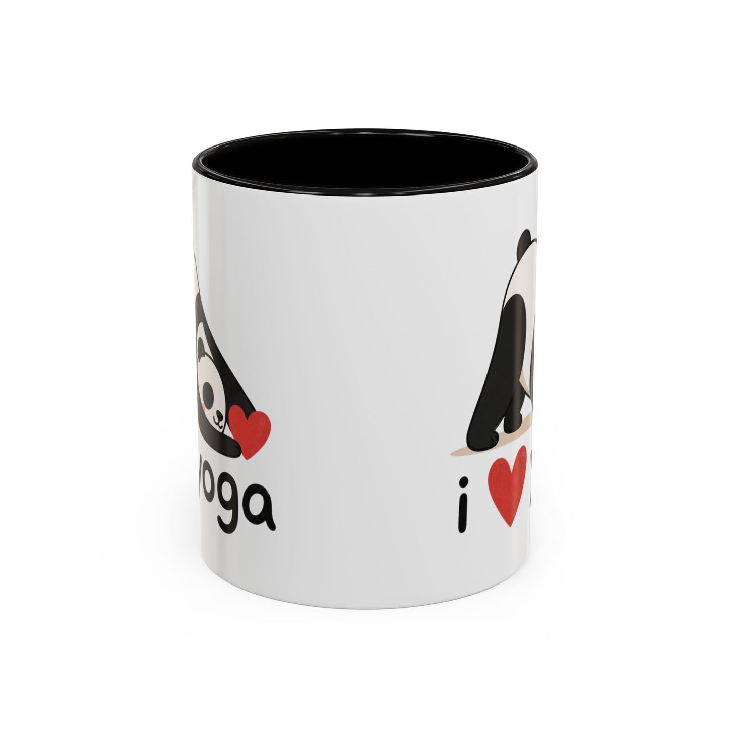Mug Yoga Panda – I Love Yoga – Tasse Humoristique Zen Kawaii – Cadeau Original Méditation Relaxation Bien Être Céramique 325ml