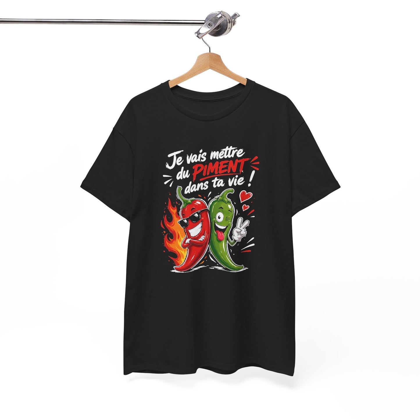 Tee Shirt Piment Homme et Femme – Je Vais Mettre du Piment dans ta Vie – T-Shirt Humour