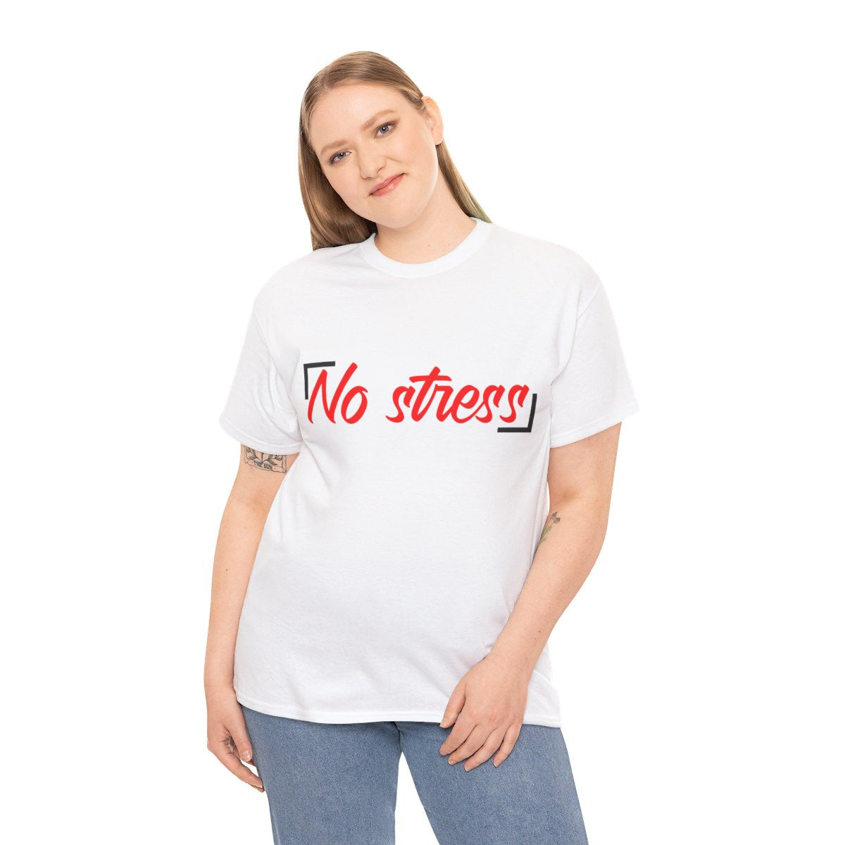 Tee shirt Unisex No stress idée cadeau Homme/Femme
