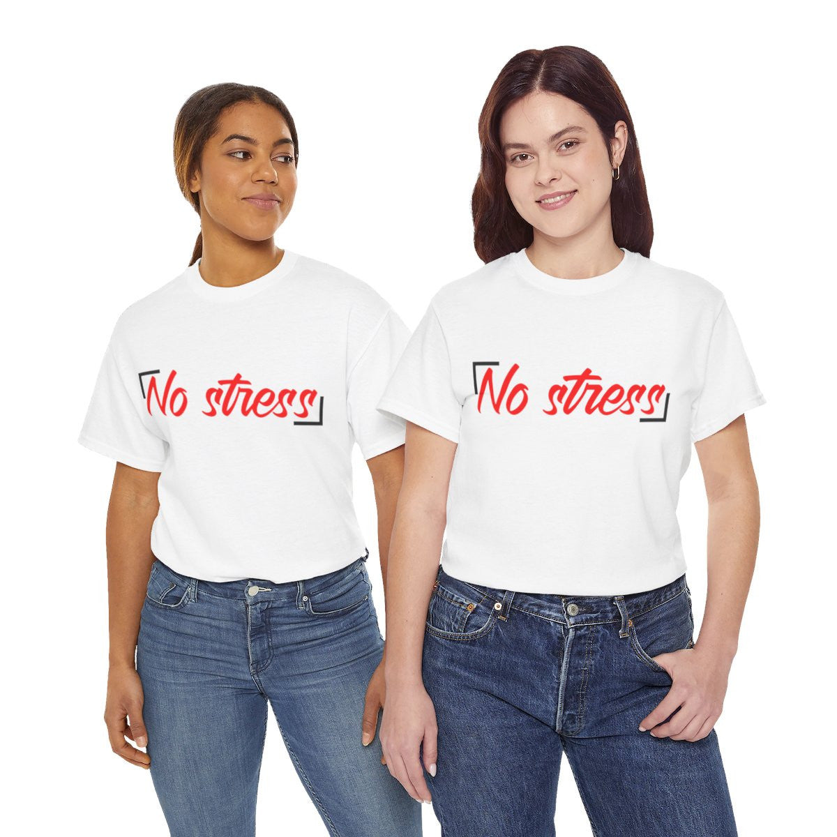 Tee shirt Unisex No stress idée cadeau Homme/Femme