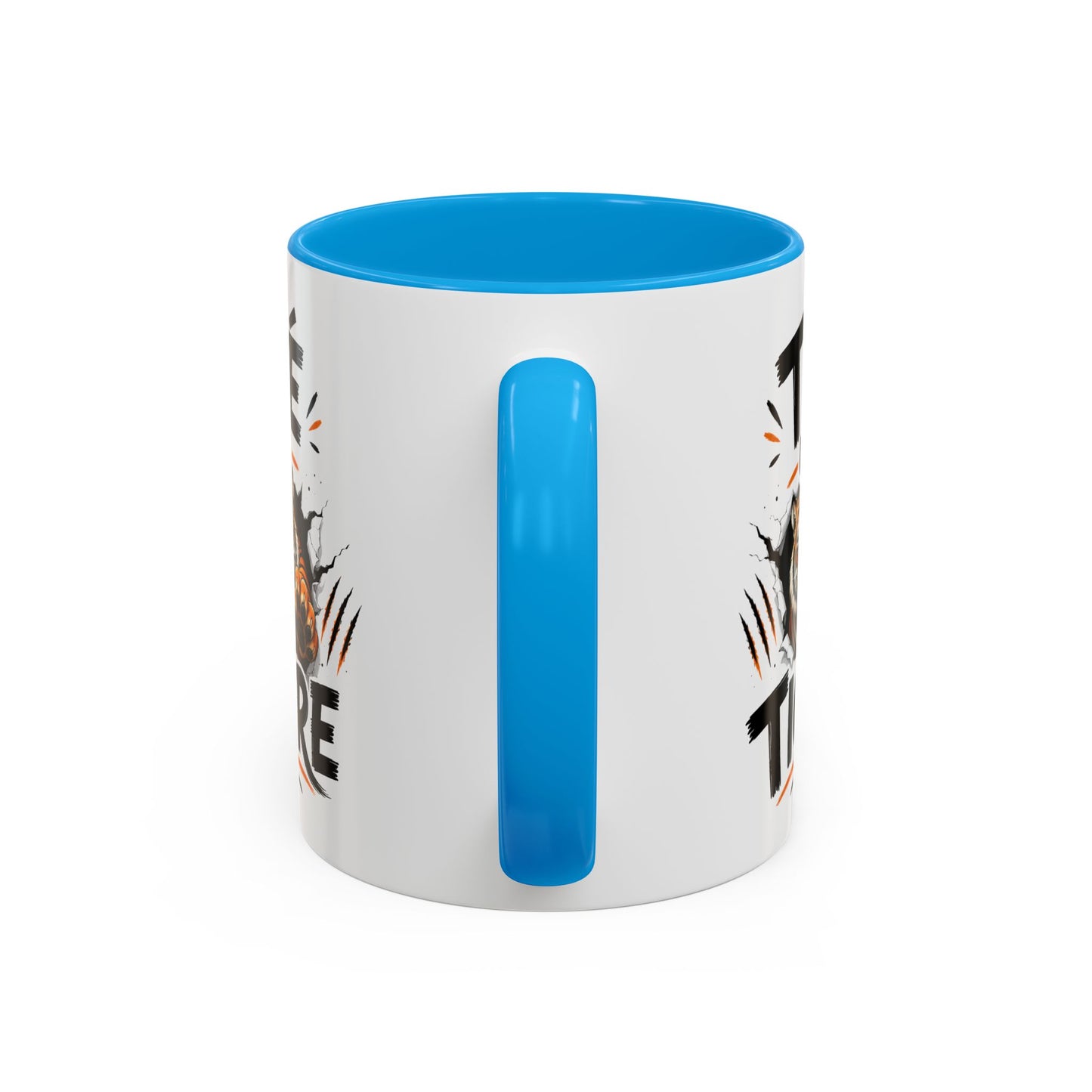 Tasse Tié Un Tigre – Mug Humour Animal Sauvage – Cadeau Original Tigre Félin 325ml