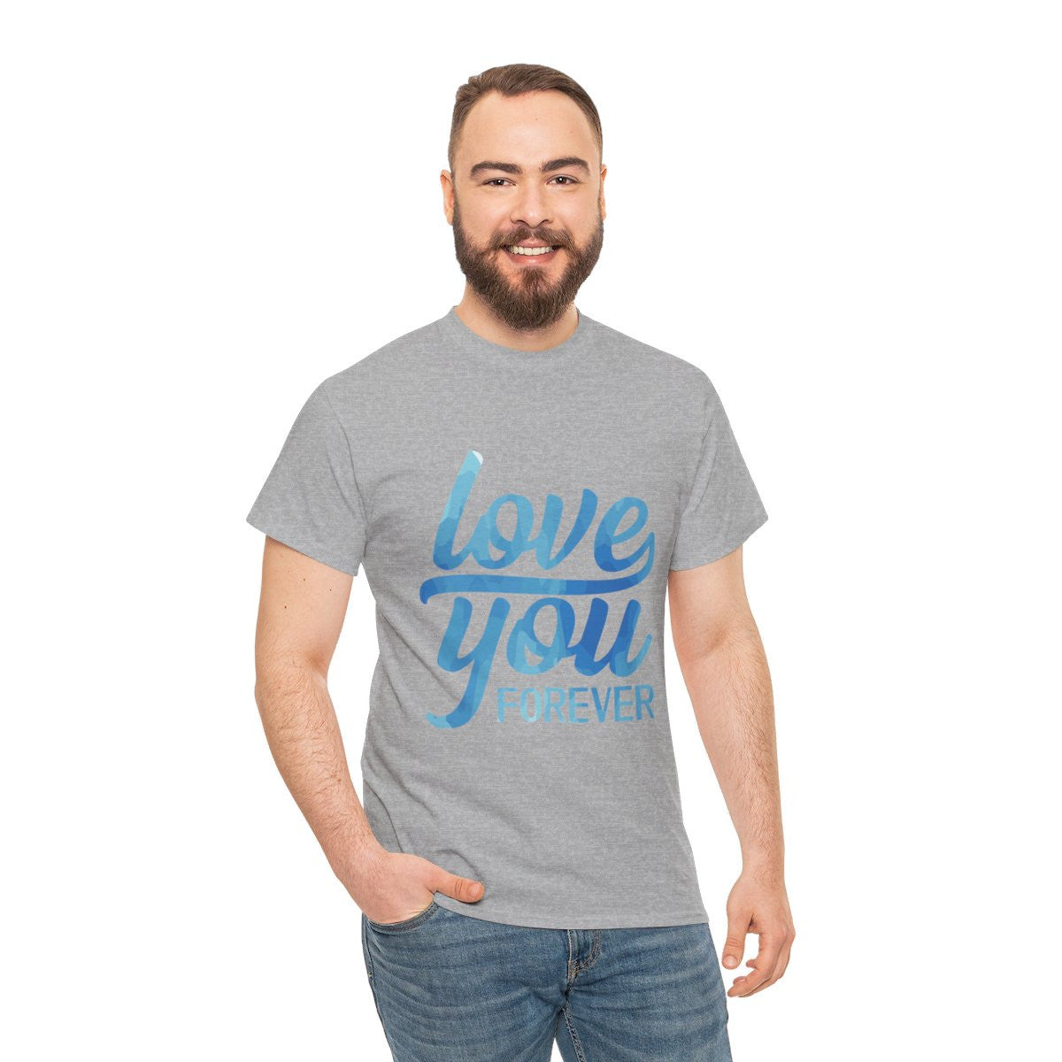 Tee shirt Unisex Love you forever Amour idée cadeau amoureux Homme/Femme