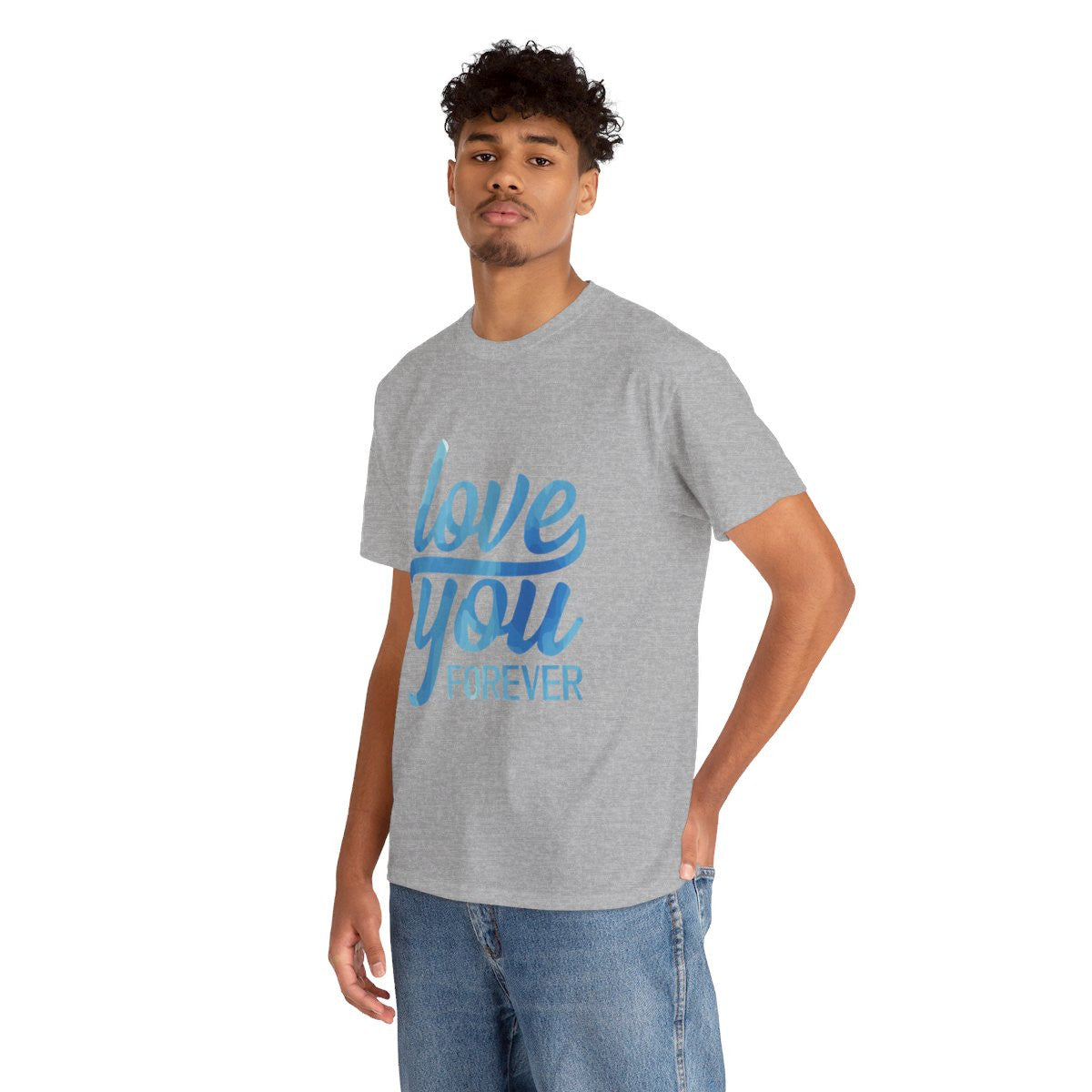 Tee shirt Unisex Love you forever Amour idée cadeau amoureux Homme/Femme