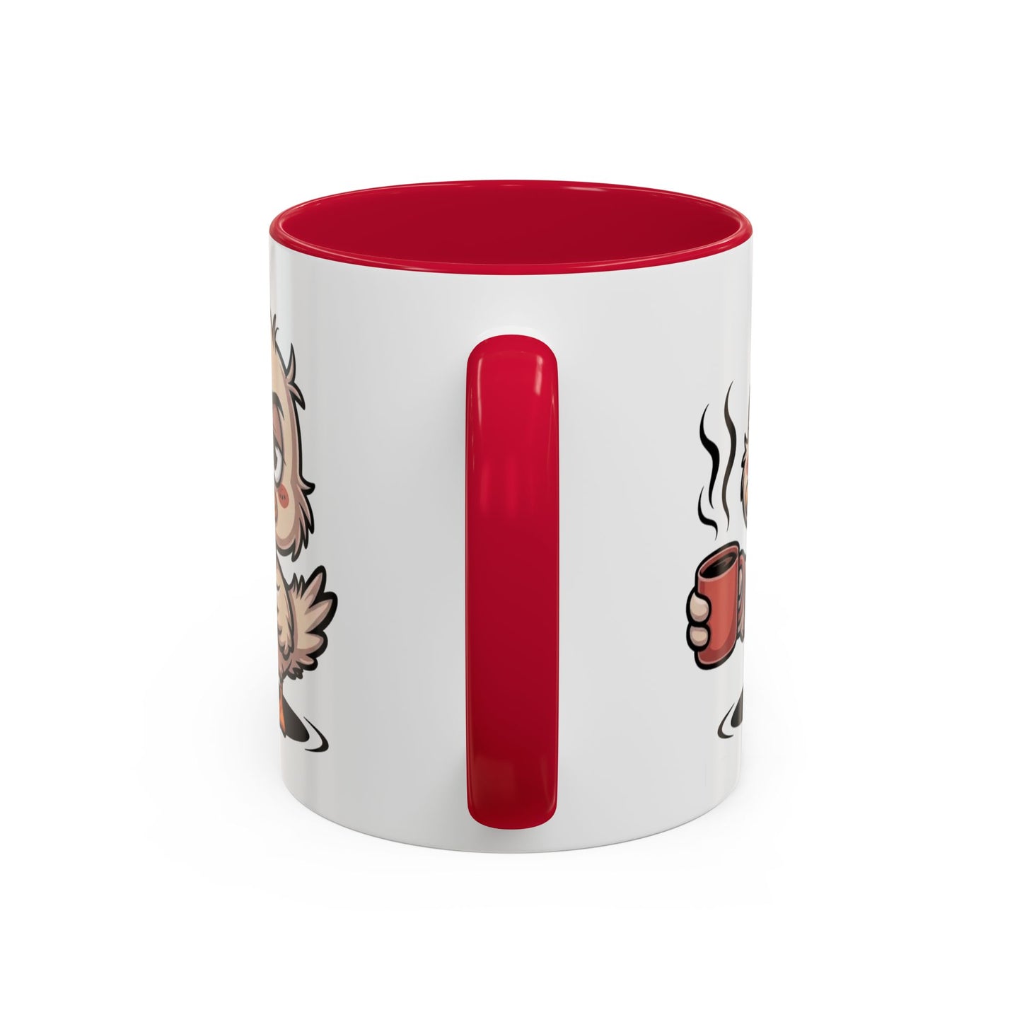 Tasse Canard Café Fatigue 325ml – Mug Céramique Humour Réveil Matin Cadeau Original