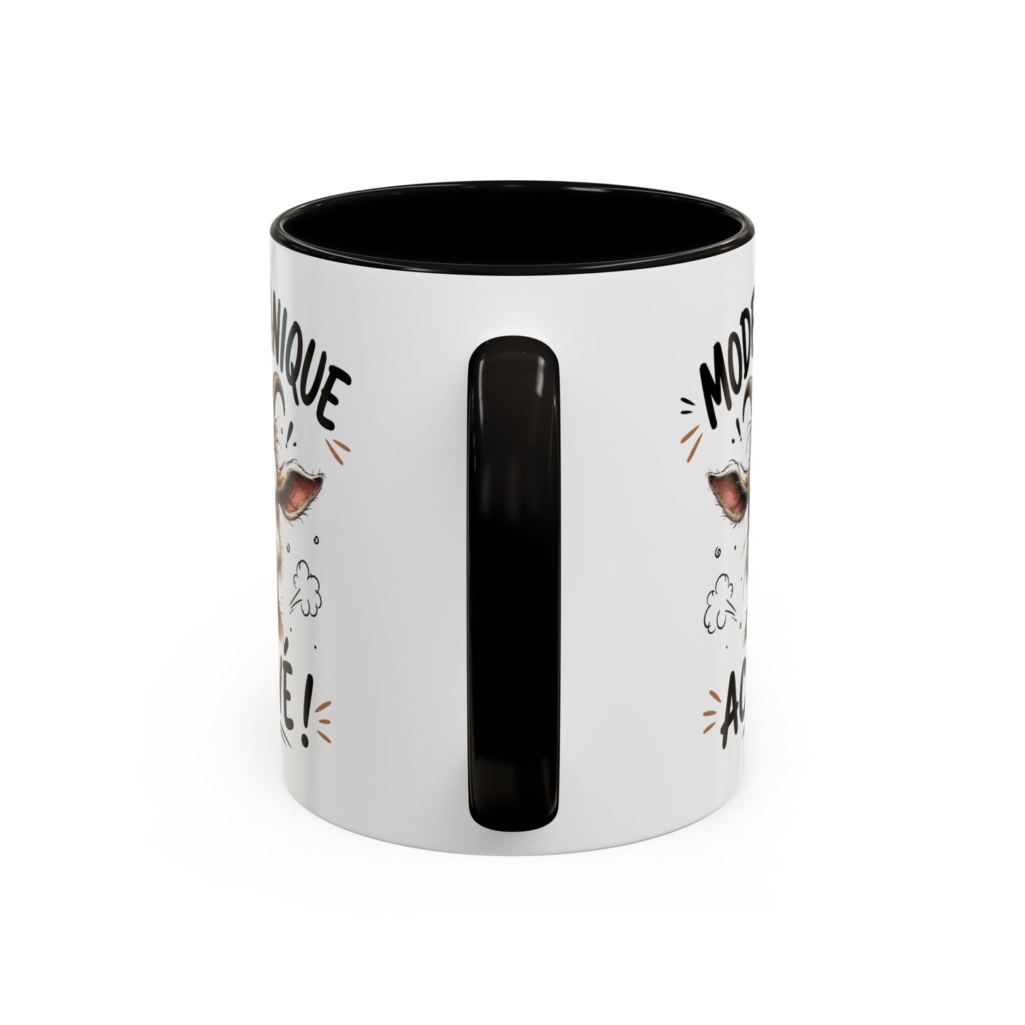 Tasse Mode Panique Activé – Mug Humour Chèvre Folle – Cadeau Drôle Homme Femme 325ml