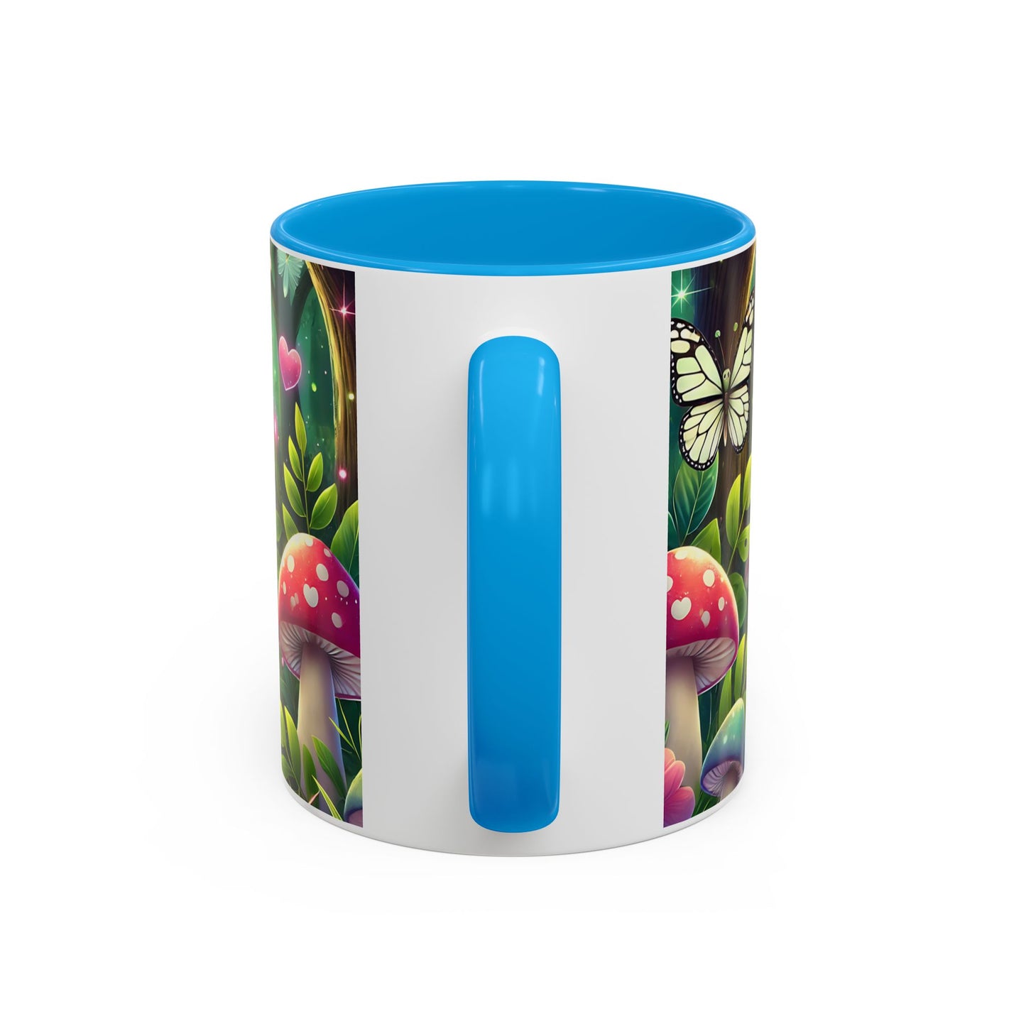 Mug Grenouille Kawaii – Tasse Féérique Forêt Magique et Champignons – Cadeau Cute Femme Enfant 325ml