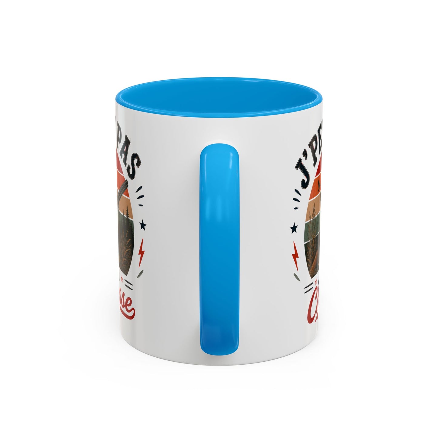 Tasse J’Peux Pas J’Ai Chasse – Mug Humour Chasseur Vintage – Cadeau Passion Chasse 325ml