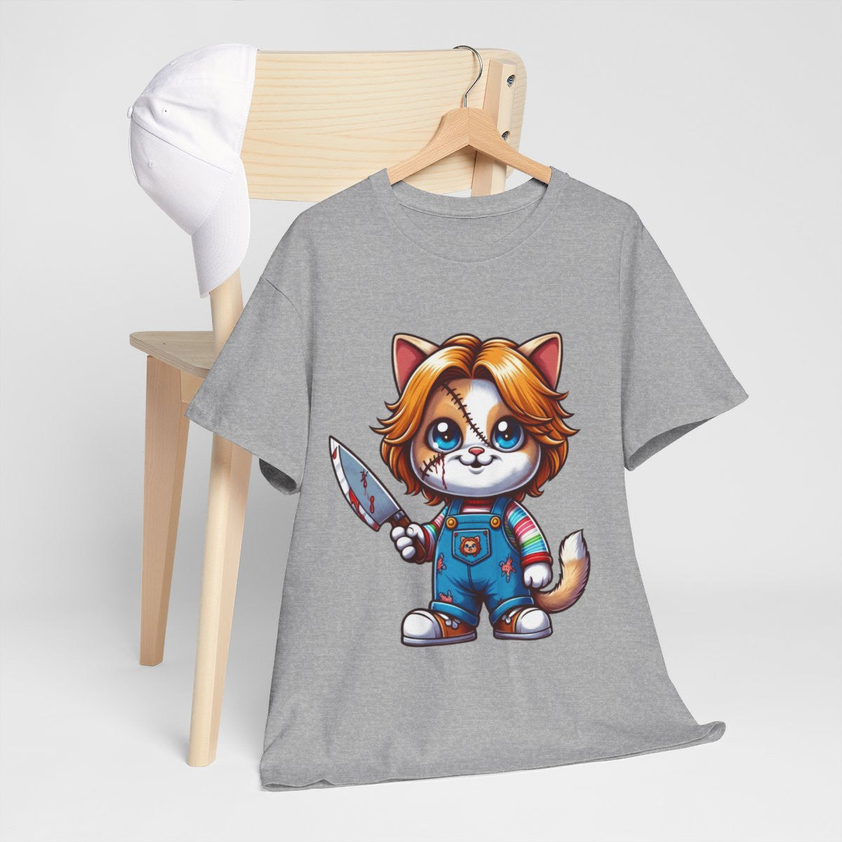 Tee shirt Unisex Chat idée cadeau amusant drôle rigolo Homme/Femme