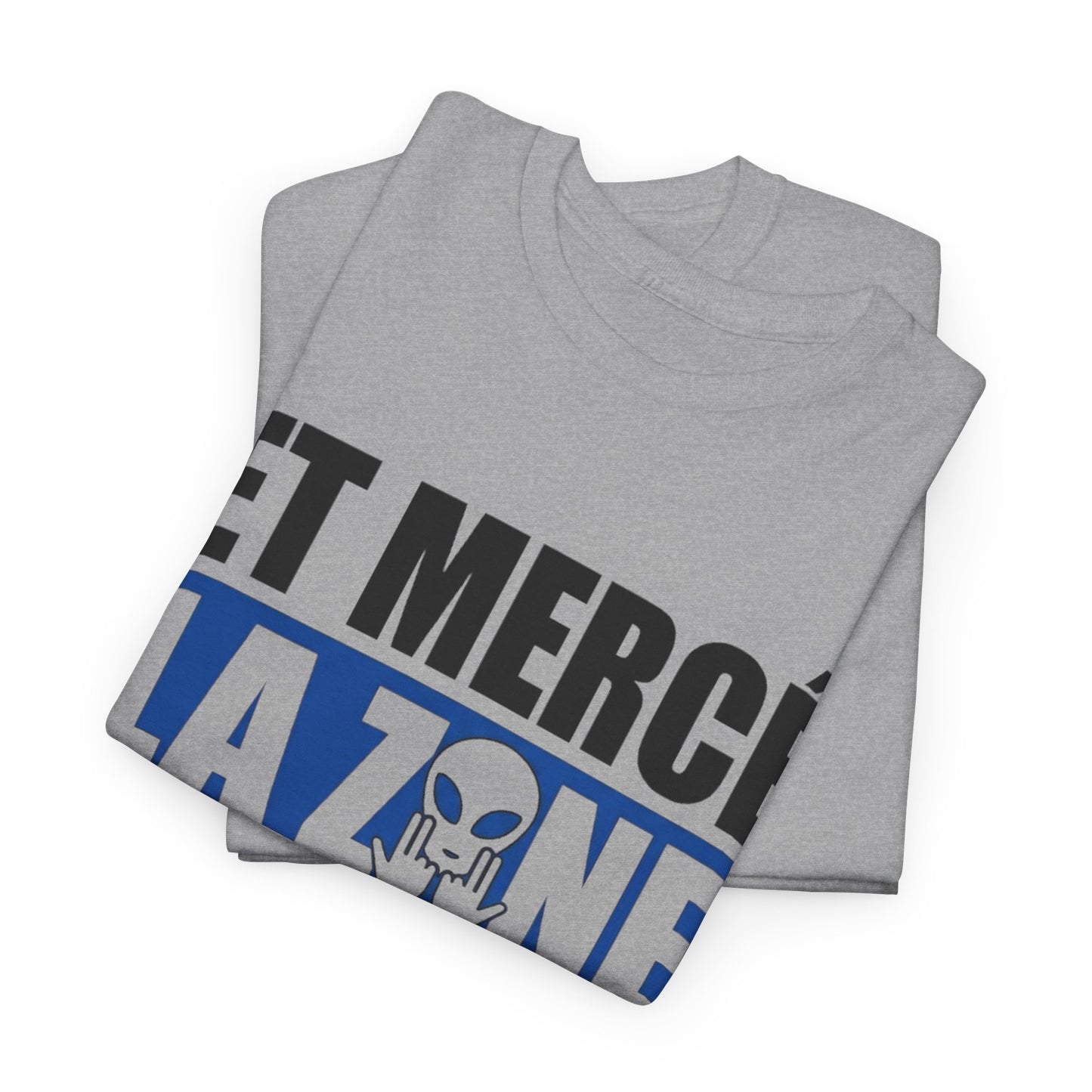 T-Shirt Merci La Zone Humour Rap Français Homme – Design Urbain Style Marseille – Tee Shirt Streetwear Fan Musique Urbaine Team JuL