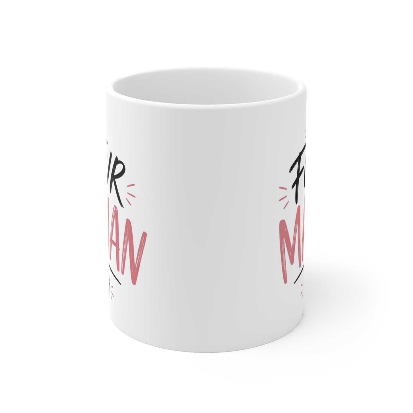 Tasse Futur Maman – Mug Grossesse Rose et Noir – Cadeau Future Maman Femme Enceinte 325ml