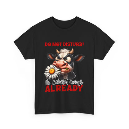 Tee shirt Unisex Vache idée cadeau humour amusant drôle rigolo Homme/Femme