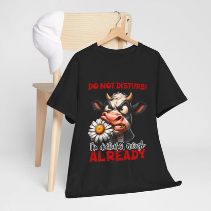 Tee shirt Unisex Vache idée cadeau humour amusant drôle rigolo Homme/Femme