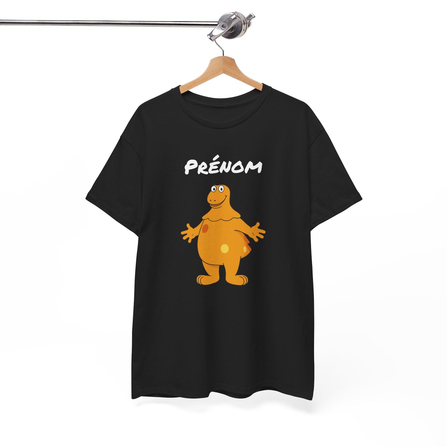 T-Shirt Casimir Personnalisé avec Prénom – Design Cartoon Vintage Nostalgie – Tee Shirt Adulte Fun