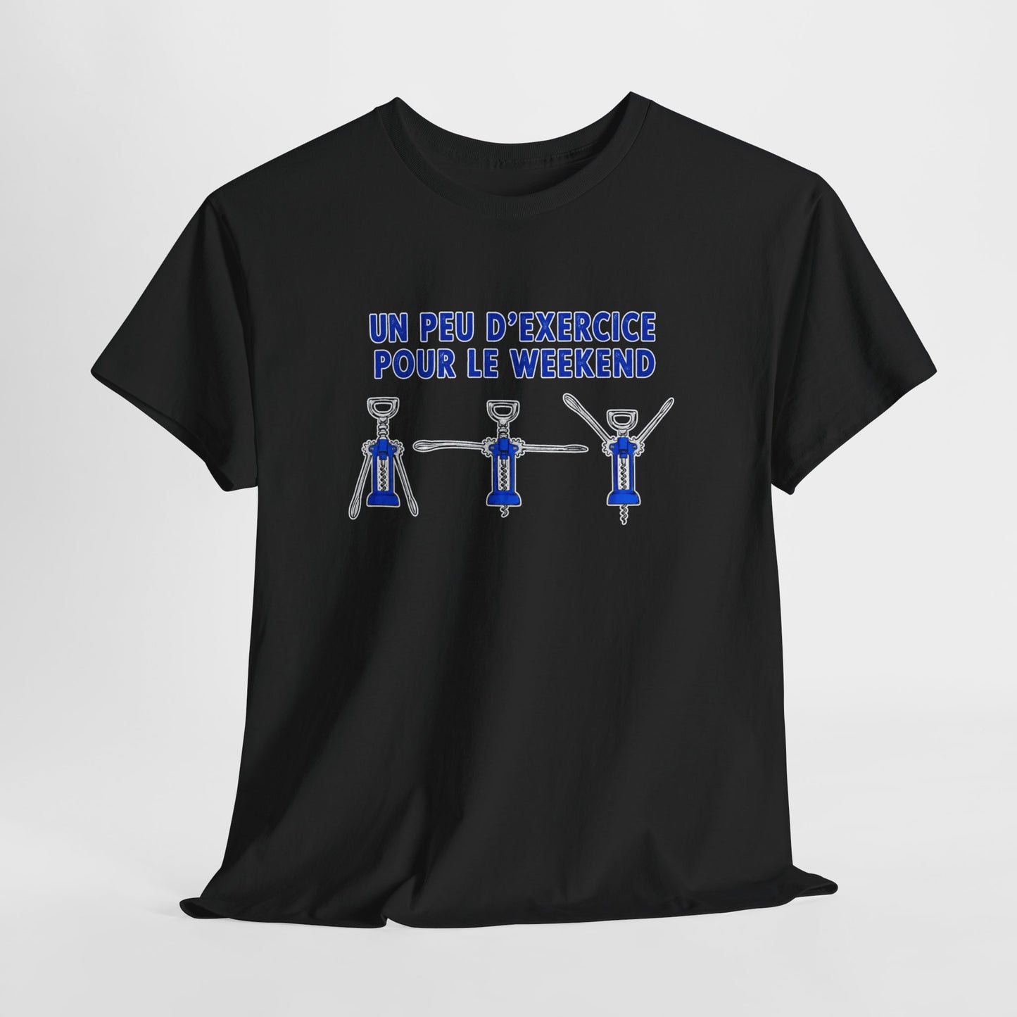 Tee Shirt Homme et Femme Vin Apéro Tire Bouchon Humour Week End Amateur de Vin Idée Cadeau Originale