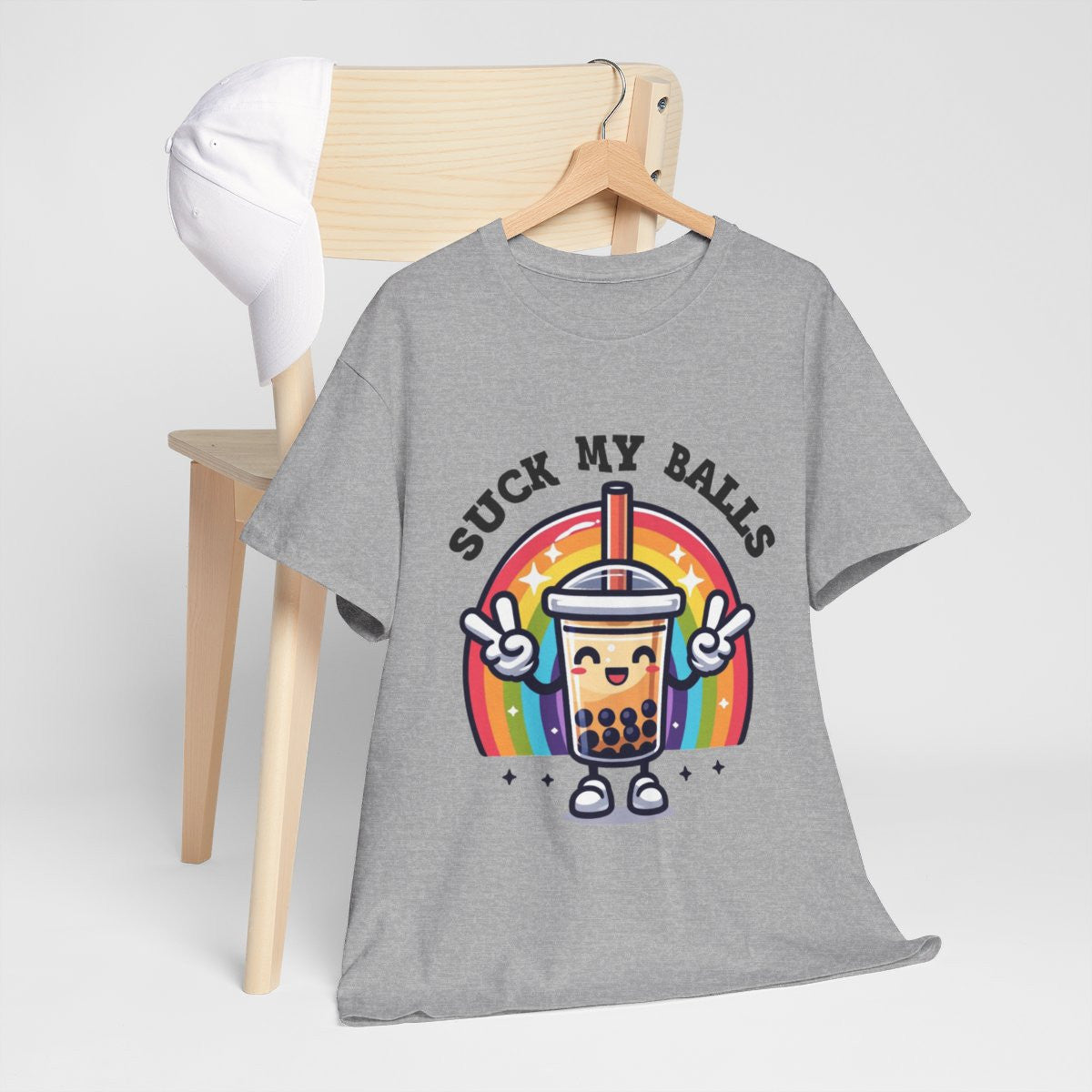 Tee shirt Unisex Balls idée cadeau humour drôle amusant manches courtes Homme/Femme
