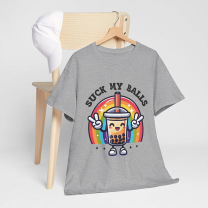 Tee shirt Unisex Balls idée cadeau humour drôle amusant manches courtes Homme/Femme