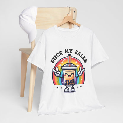 Tee shirt Unisex Balls idée cadeau humour drôle amusant manches courtes Homme/Femme