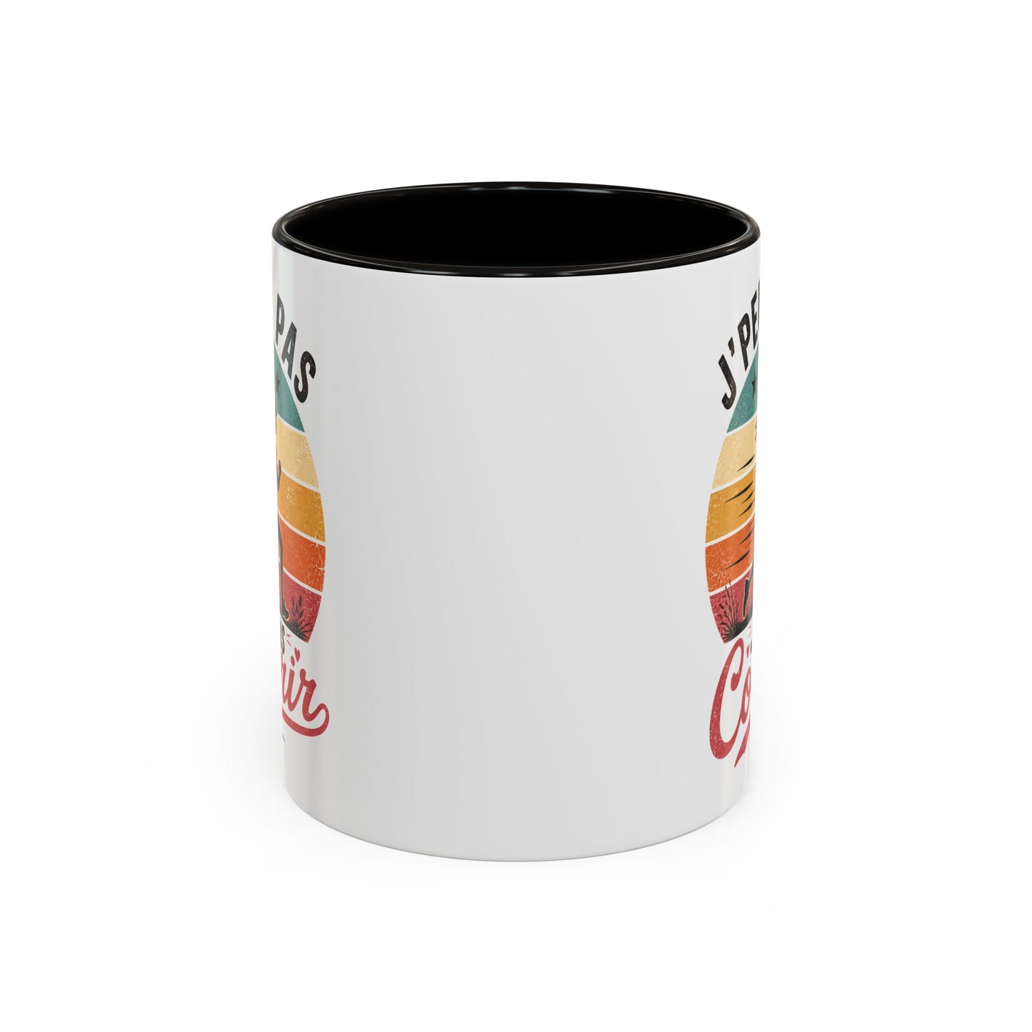 Tasse Femme J’Peux Pas J’Vais Courir – Mug Running Vintage Humoristique – Cadeau Runneuse Jogging Sport 325ml