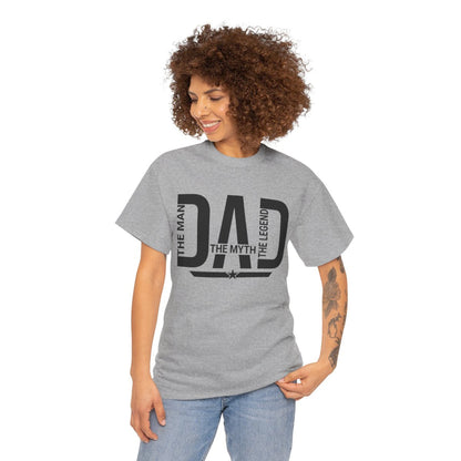Tee shirt Homme Dad Papa The man the myth the legend idée cadeau fête des pères