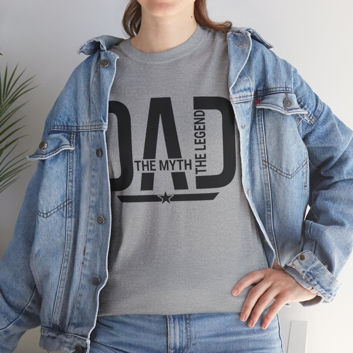 Tee shirt Homme Dad Papa The man the myth the legend idée cadeau fête des pères