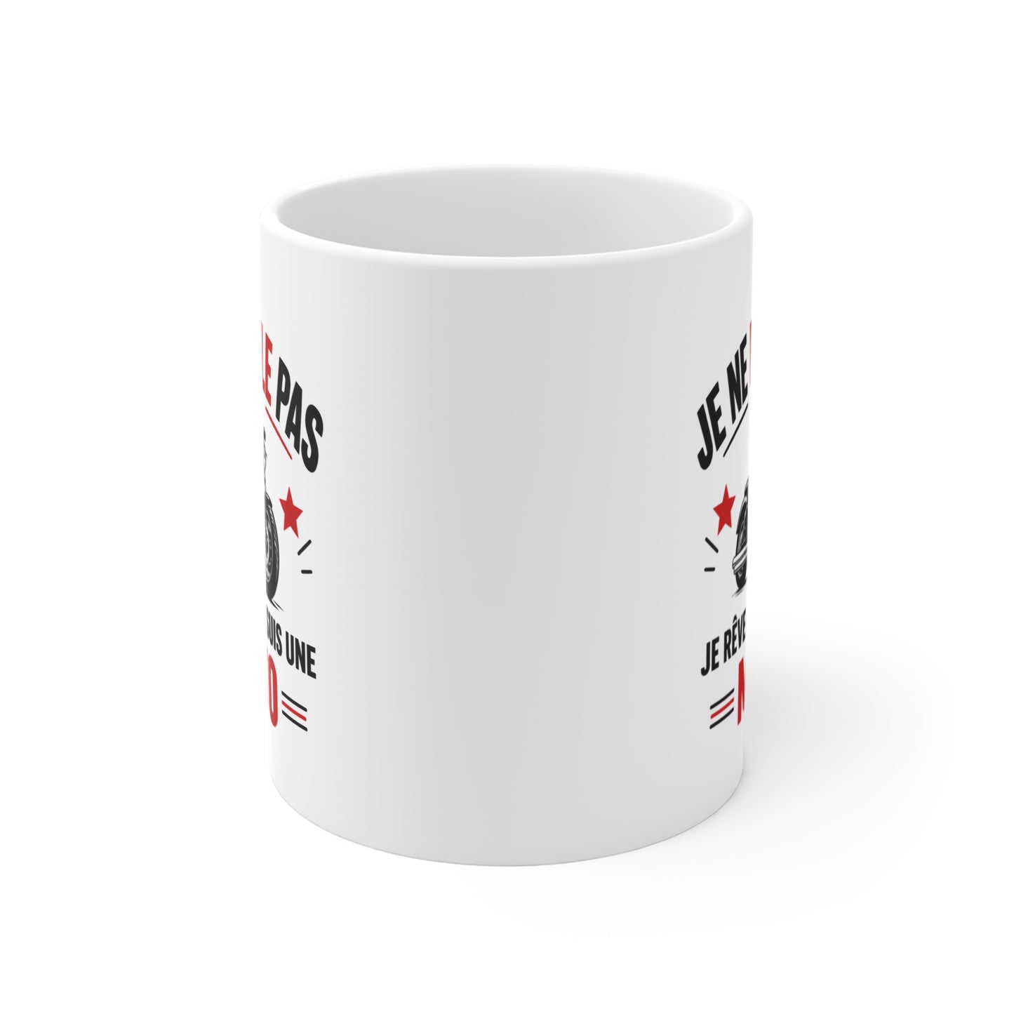 Mug Moto Humour Femme – Je Ne Ronfle Pas Je Rêve Que Je Suis une Moto – Tasse Motarde – Cadeau Original Femme Passionnée de Moto