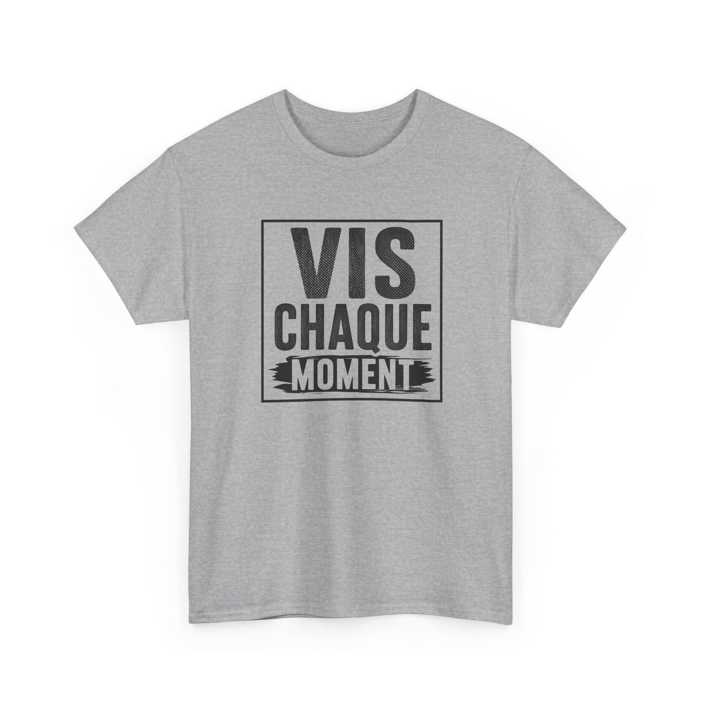 T-Shirt Homme et Femme Motivation Positive – Message Inspirant Vie et Bonheur – Cadeau Original