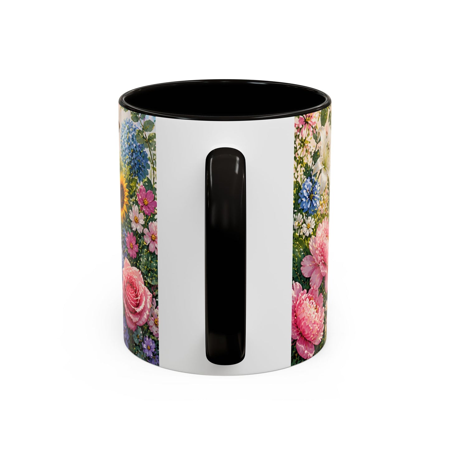 Tasse Jardin Fleuri avec Colibris – Mug Floral Printemps Nature et Papillons – Design Coloré 325ml