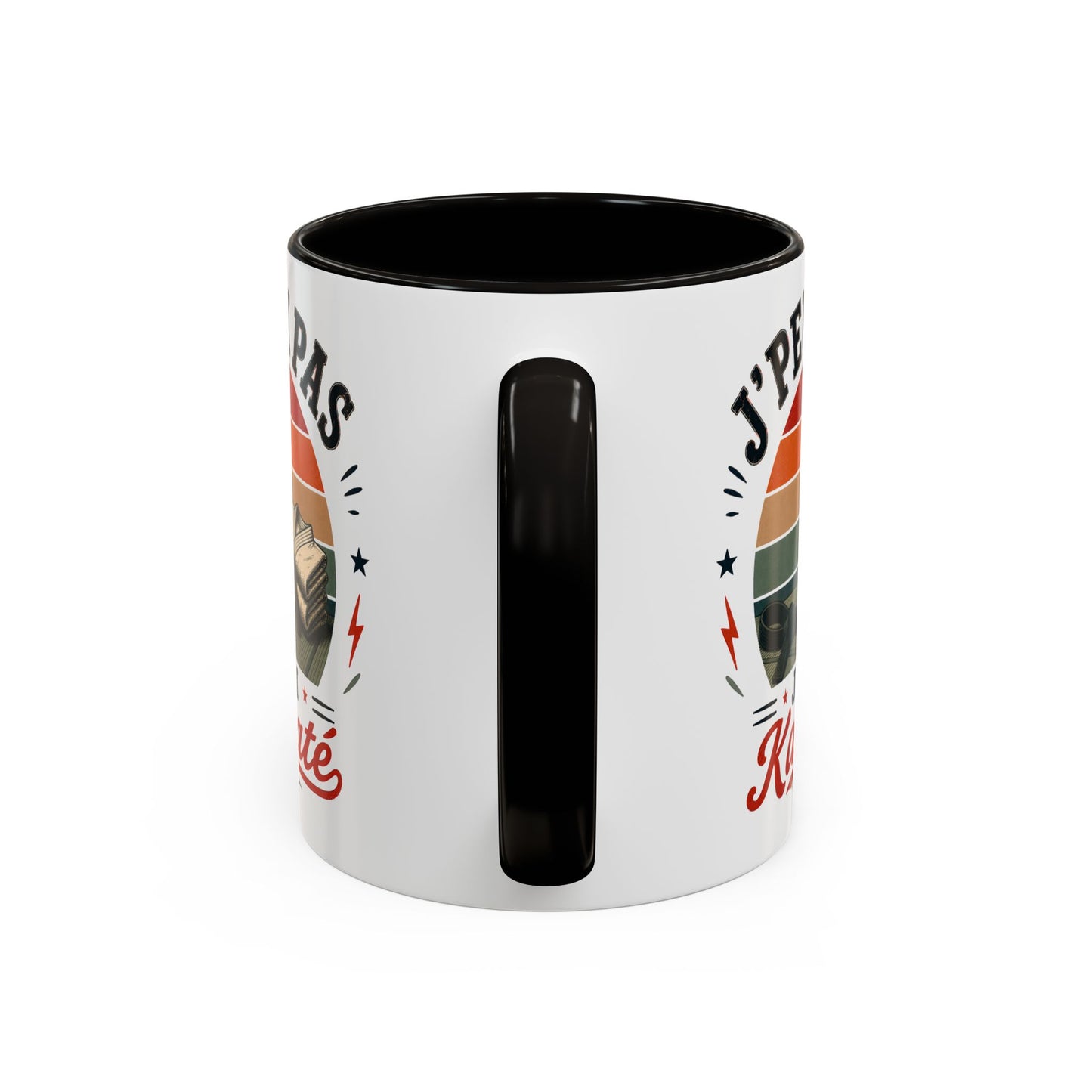 Tasse J’Peux Pas J’Ai Karaté – Mug Humour Karaté Vintage – Cadeau Passion Arts Martiaux Homme Femme 325ml