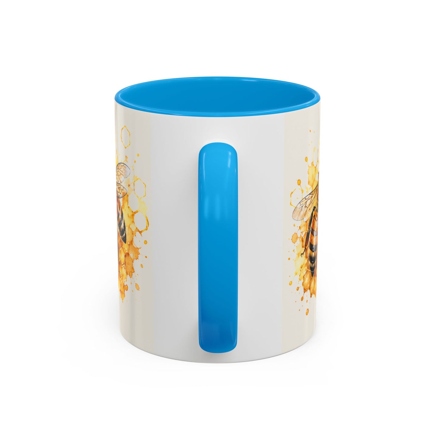 Tasse Abeilles Miel – Mug Apiculture avec Ruche et Rayon de Miel – Cadeau Nature 325ml