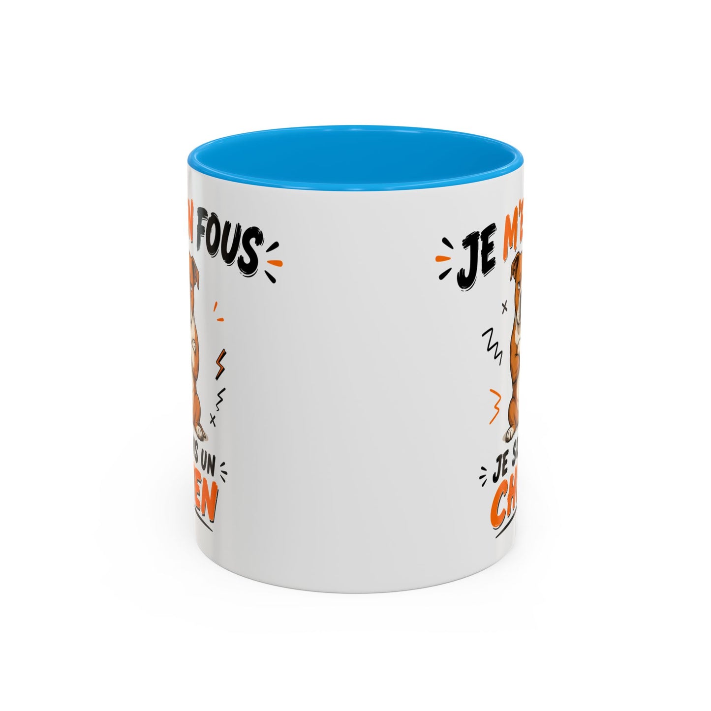 Tasse Je M’en Fous Je Suis Un Chien – Mug Humour Chien Mignon – Cadeau Original Amoureux des Chiens 325ml