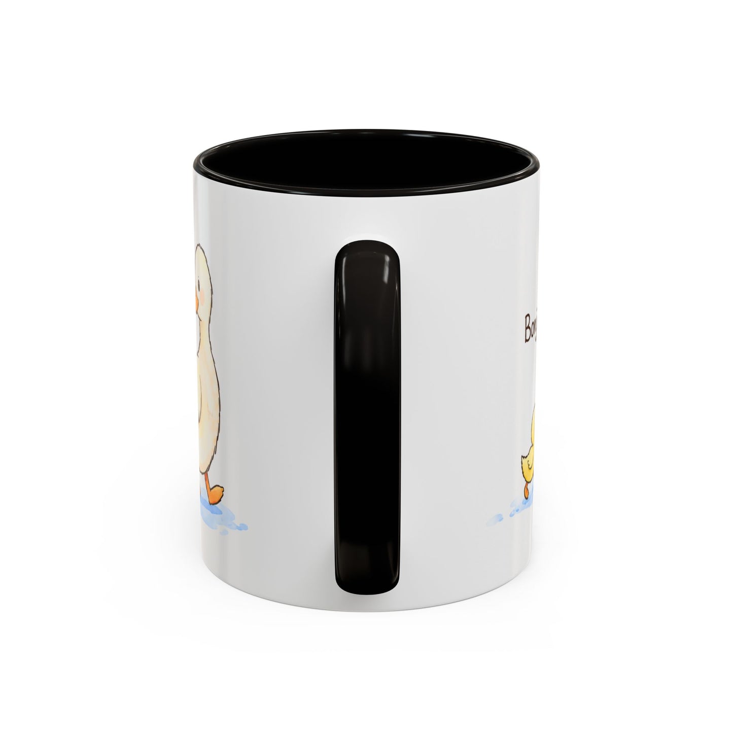 Tasse Bonjour Maman – Merci de Toujours Me Montrer le Chemin – Mug Canards Aquarelle Cadeau Maman 325ml