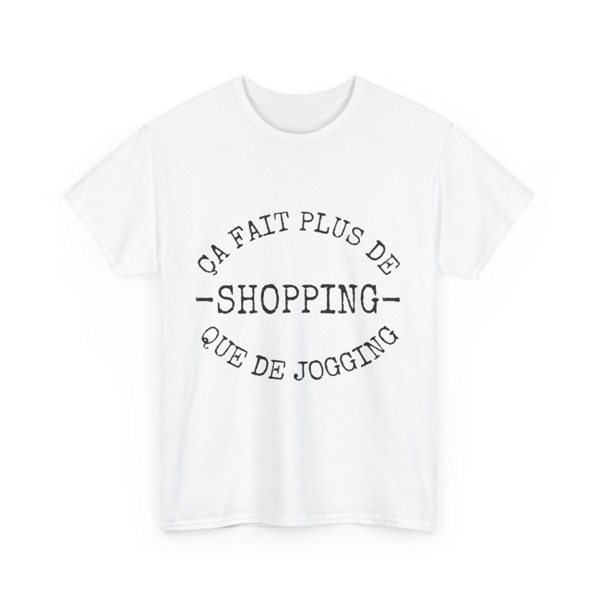 Tee shirt Unisex Shopping idée cadeau humour drôle amusant Homme/Femme
