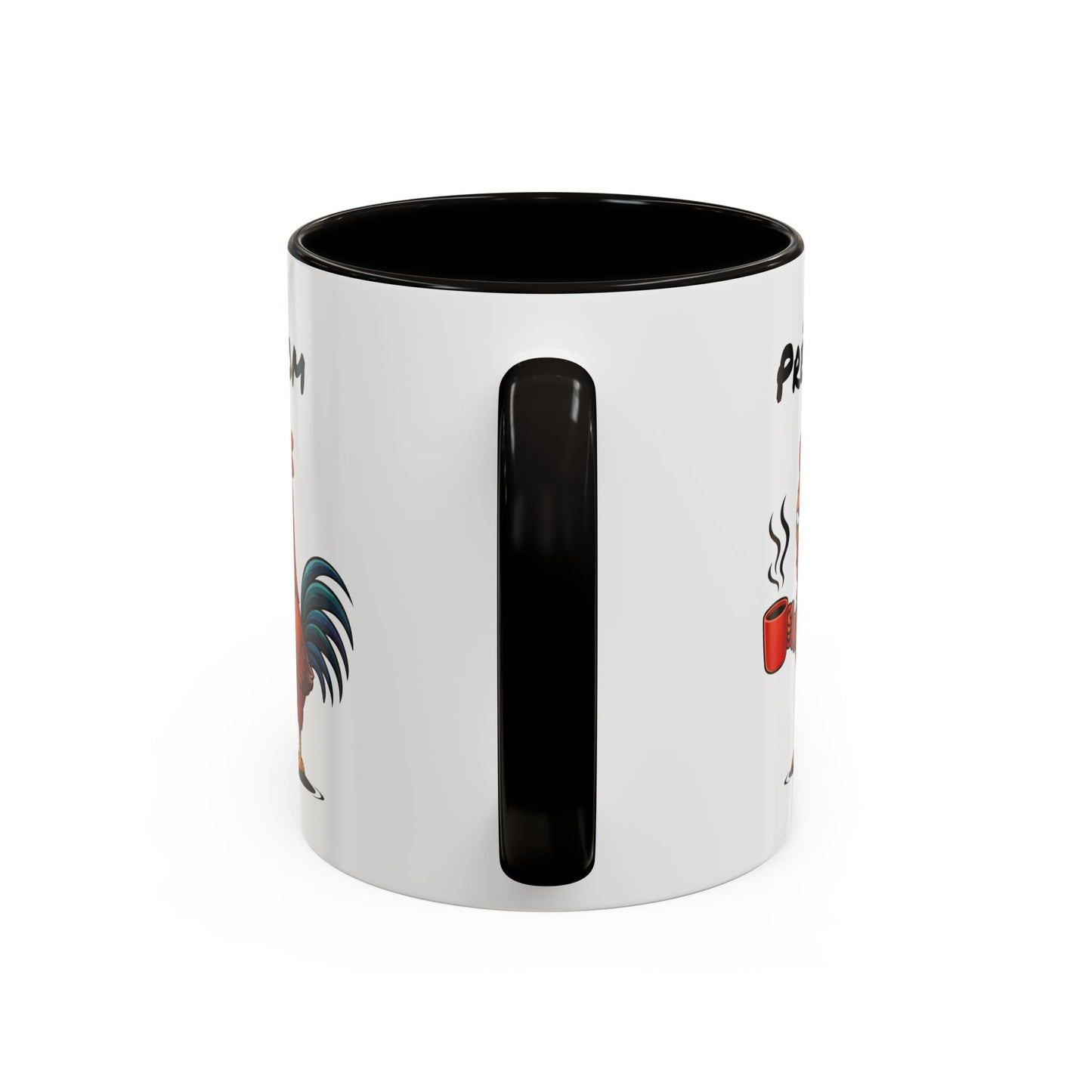Mug Coq Personnalisable 325ml – Tasse Café Humour Animal Drôle Matin Difficile Cadeau Original