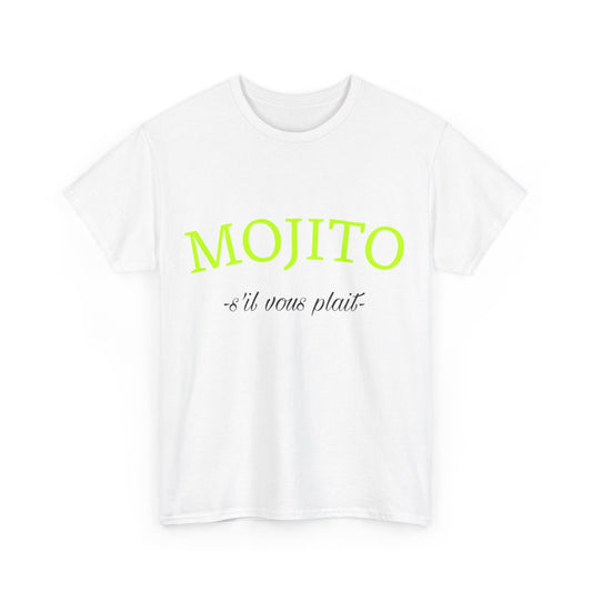 Tee shirt Unisex Mojito s'il vous plait idée cadeau humour drôle amusant Homme/Femme