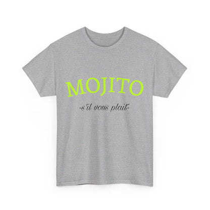 Tee shirt Unisex Mojito s'il vous plait idée cadeau humour drôle amusant Homme/Femme