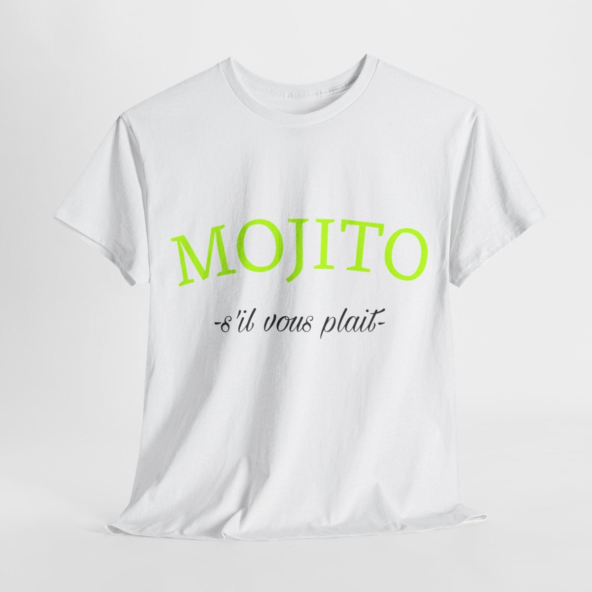 Tee shirt Unisex Mojito s'il vous plait idée cadeau humour drôle amusant Homme/Femme