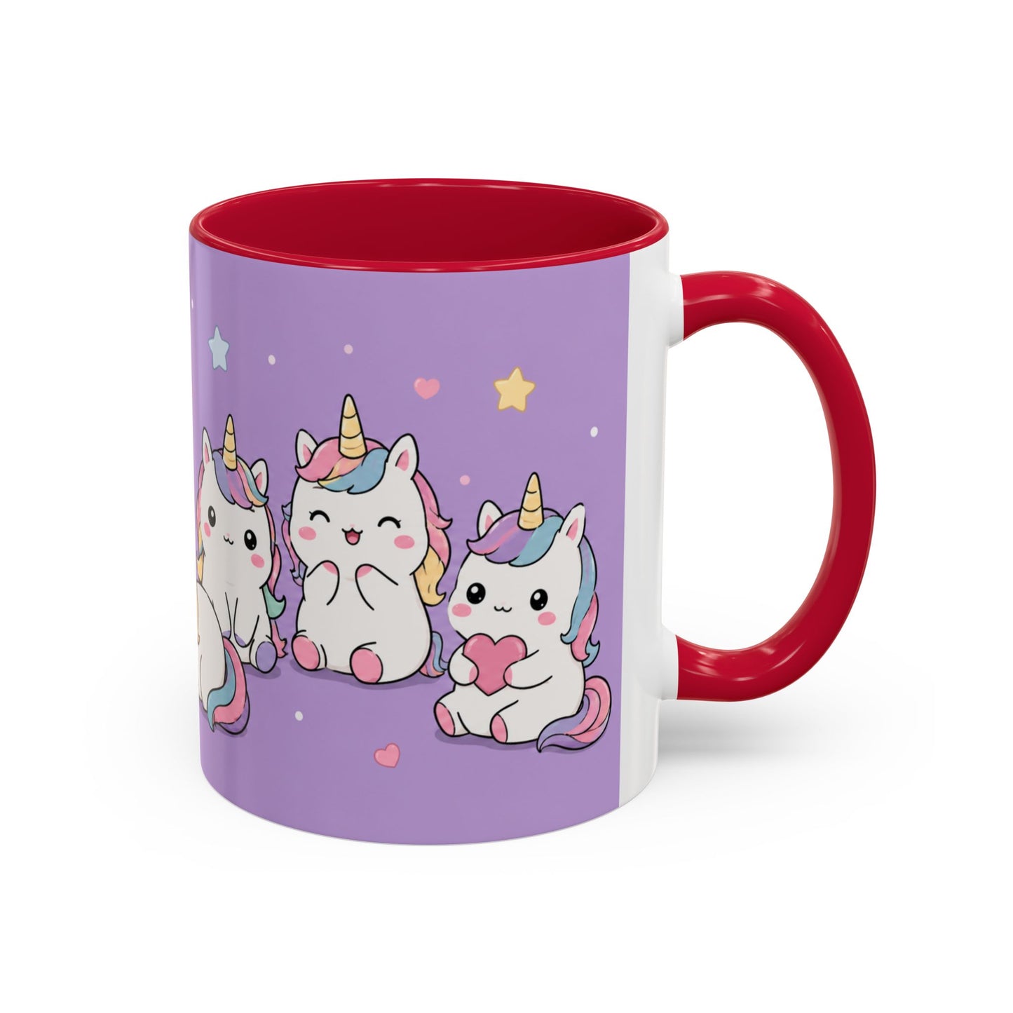 Tasse Licornes Kawaii – Mug Cute avec Petites Licornes Pastel – Cadeau Mignon Enfant Fille 325ml