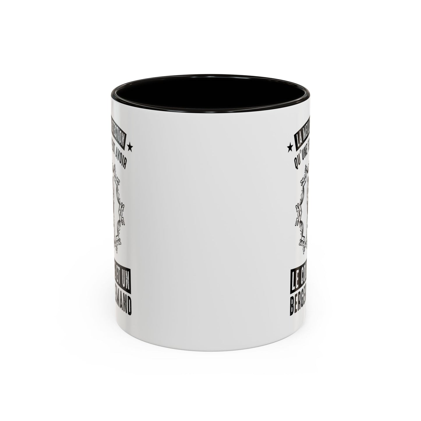 Mug Berger Allemand pour Femme – Tasse Humour Chien – Cadeau Maîtresse et Amoureuse des Bergers Allemands – Idée Cadeau Femme Passionnée de Chiens – 325 ml Noir Bleu Rouge